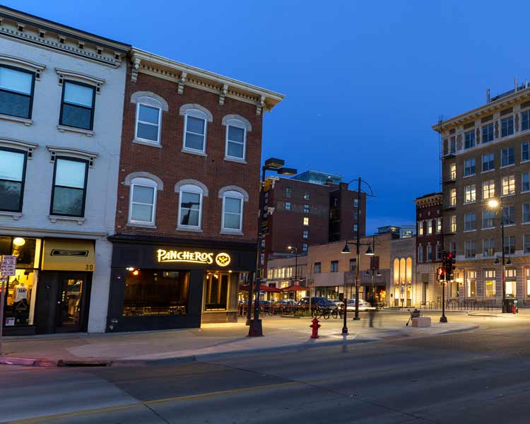 Spring night in Iowa City